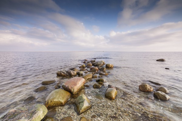 輸入壁紙 カスタム壁紙 PHOTOWALL / Stones in the Sea (e25097)
