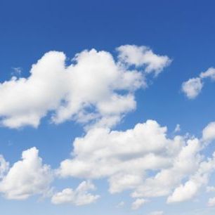 輸入壁紙 カスタム壁紙 PHOTOWALL / White Clouds in the Blue Sky (e25099)