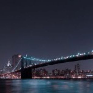 輸入壁紙 カスタム壁紙 PHOTOWALL / Manhattan Skyline and Brooklyn Bridge (e29488)