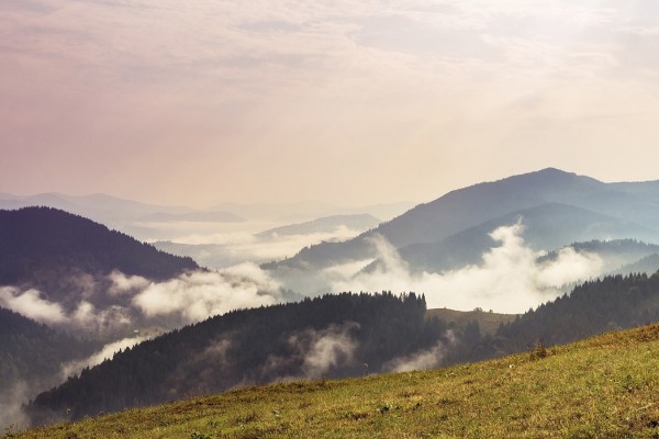 輸入壁紙 カスタム壁紙 PHOTOWALL / Morning in Carpathian Mountains (e29535)