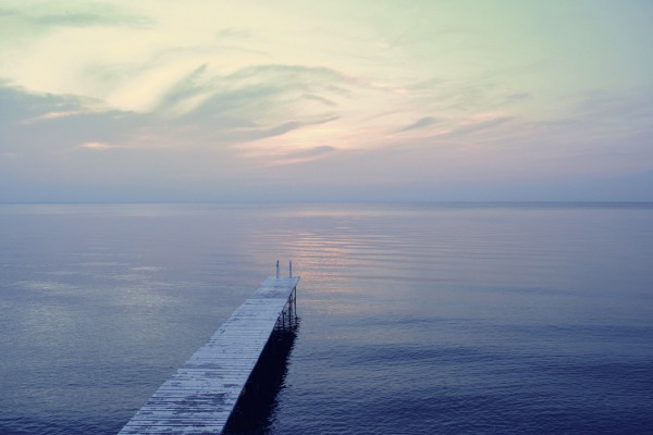 輸入壁紙 カスタム壁紙 PHOTOWALL / The Long Dock (e23360)
