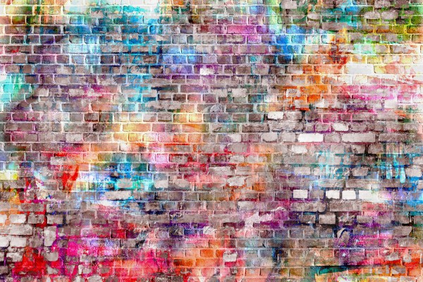 輸入壁紙 カスタム壁紙 PHOTOWALL / Urban Art Bricks (e40063)