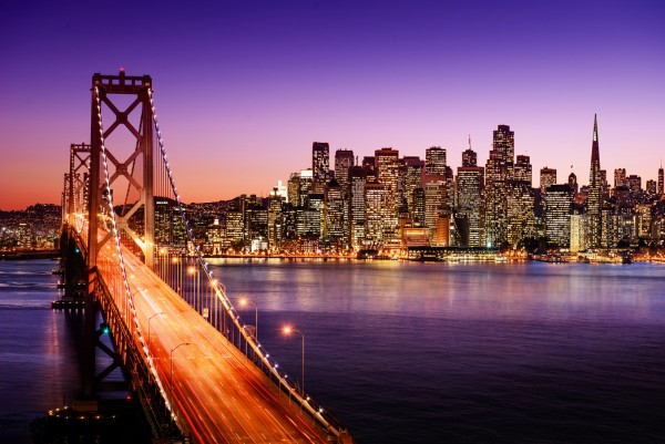 輸入壁紙 カスタム壁紙 PHOTOWALL / San Francisco Bay Bridge (e40091)