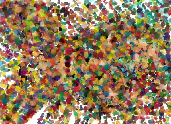 輸入壁紙 カスタム壁紙 PHOTOWALL / Pop Art Confetti (e40100)