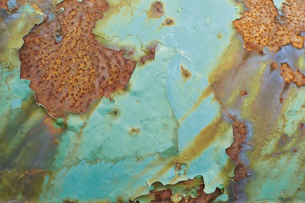 輸入壁紙 カスタム壁紙 PHOTOWALL / Turquoise and Rust (e23750)