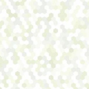 輸入壁紙 カスタム壁紙 PHOTOWALL / Hexagon - Green (e24469)