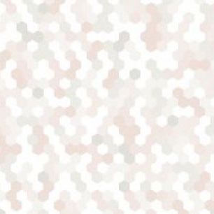 輸入壁紙 カスタム壁紙 PHOTOWALL / Hexagon - Pink (e24471)