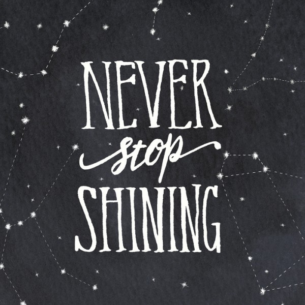 輸入壁紙 カスタム壁紙 PHOTOWALL / Never Stop Shining (e25613)