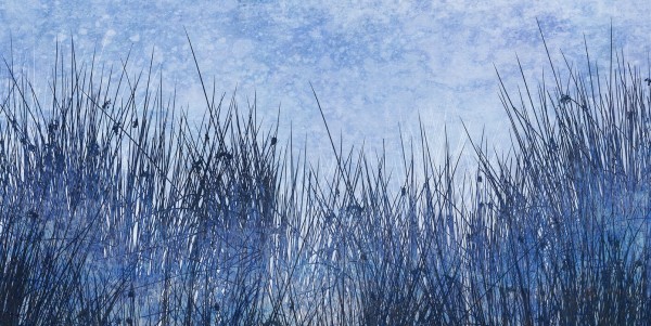 輸入壁紙 カスタム壁紙 PHOTOWALL / Blue Grass Silhouette (e25725)