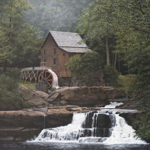 輸入壁紙 カスタム壁紙 PHOTOWALL / Glade Creek Mill (e29808)