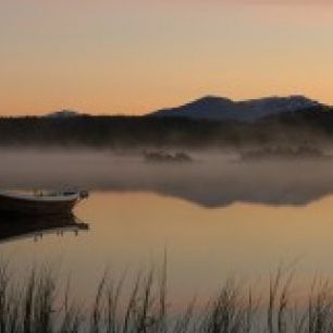 輸入壁紙 カスタム壁紙 PHOTOWALL / Peaceful Evening at the Lake, Senja Norway (e29940)