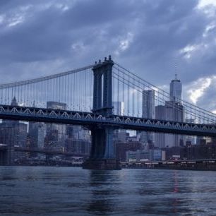 輸入壁紙 カスタム壁紙 PHOTOWALL / Brooklyn Bridge and Manhattan Bridge (e30035)
