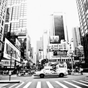 輸入壁紙 カスタム壁紙 PHOTOWALL / Busy Times Square, New York (e30036)