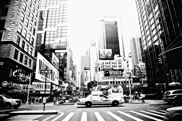 輸入壁紙 カスタム壁紙 PHOTOWALL / Busy Times Square, New York (e30036)