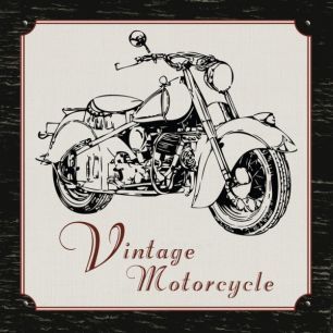 輸入壁紙 カスタム壁紙 PHOTOWALL / Vintage Motorcykle (e30085)