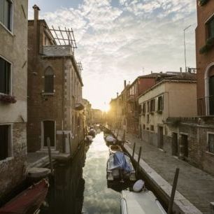 輸入壁紙 カスタム壁紙 PHOTOWALL / Gondola in Venice (e29977)