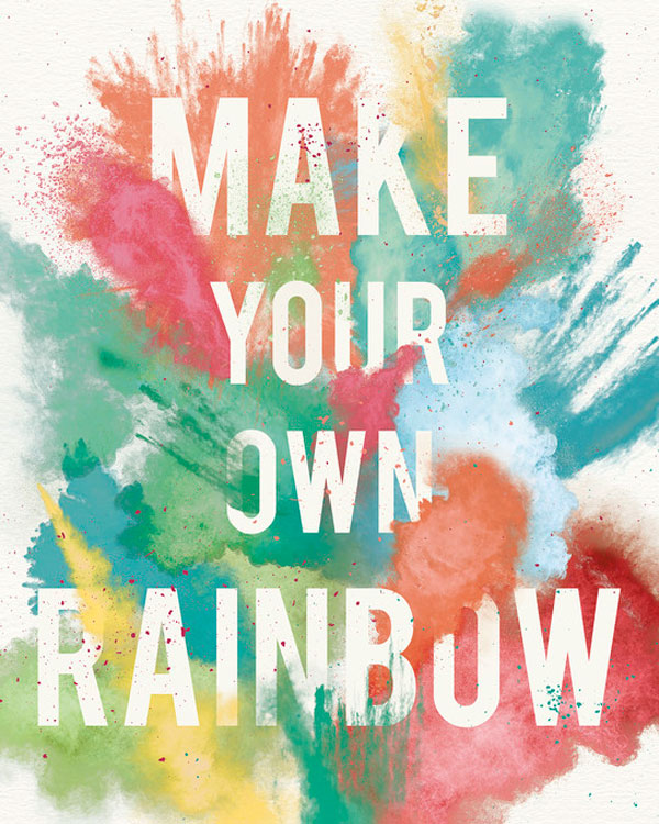輸入壁紙 カスタム壁紙 PHOTOWALL / Make Your Own Rainbow (e25886)
