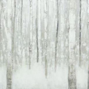 輸入壁紙 カスタム壁紙 PHOTOWALL / Birches in Winter (e25901)