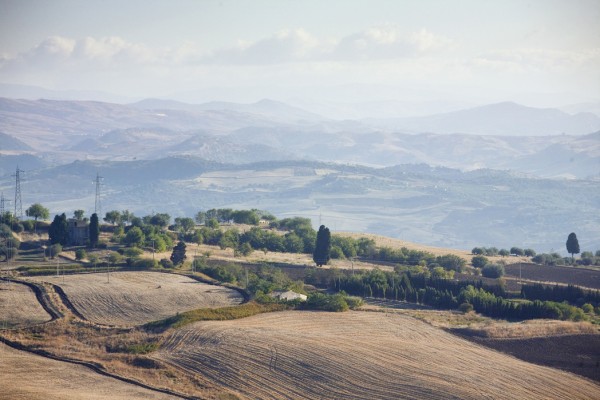 輸入壁紙 カスタム壁紙 PHOTOWALL / Fields of Sicily, Italy (e29988)