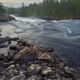 輸入壁紙 カスタム壁紙 PHOTOWALL / Stream in Northern Sweden (e40438)