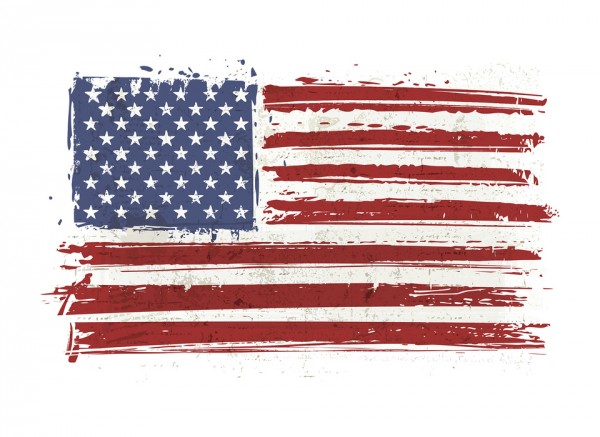 輸入壁紙 カスタム壁紙 PHOTOWALL / Flag USA (e30302)