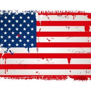 輸入壁紙 カスタム壁紙 PHOTOWALL / United States Flag (e30311)