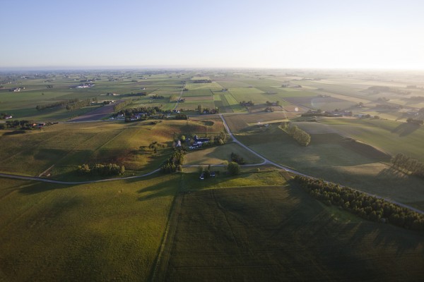 輸入壁紙 カスタム壁紙 PHOTOWALL / Aerial View of Skane Countryside, Sweden (e40572)