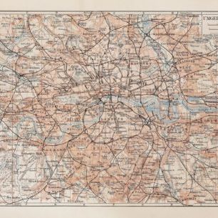 輸入壁紙 カスタム壁紙 PHOTOWALL / London Map (e30165)