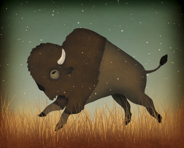 輸入壁紙 カスタム壁紙 PHOTOWALL / Buffalo Bison (e30331)