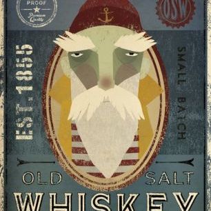 輸入壁紙 カスタム壁紙 PHOTOWALL / Old Salt Whiskey (e30338)