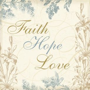 輸入壁紙 カスタム壁紙 PHOTOWALL / Faith Hope Love (e30339)