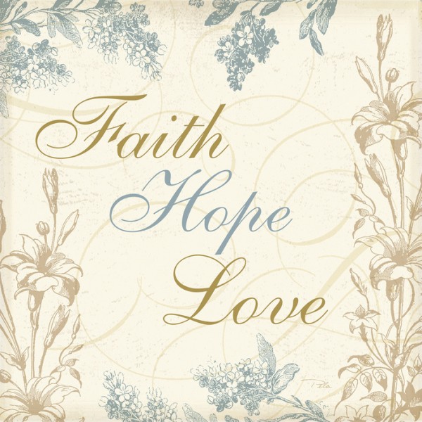 輸入壁紙 カスタム壁紙 Photowall Faith Hope Love 0339 壁紙屋本舗
