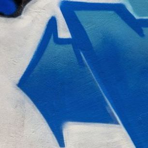 輸入壁紙 カスタム壁紙 PHOTOWALL / Blue Arrow Graffiti (e40658)