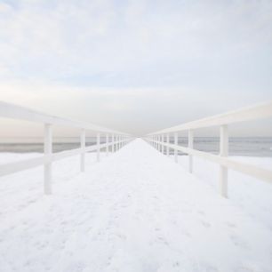 輸入壁紙 カスタム壁紙 PHOTOWALL / Winter Boardwalk, Sweden (e40751)