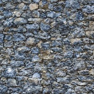 輸入壁紙 カスタム壁紙 PHOTOWALL / Blue Stone Wall (e30585)