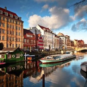 輸入壁紙 カスタム壁紙 PHOTOWALL / Riverboat in Copenhagen (e40933)