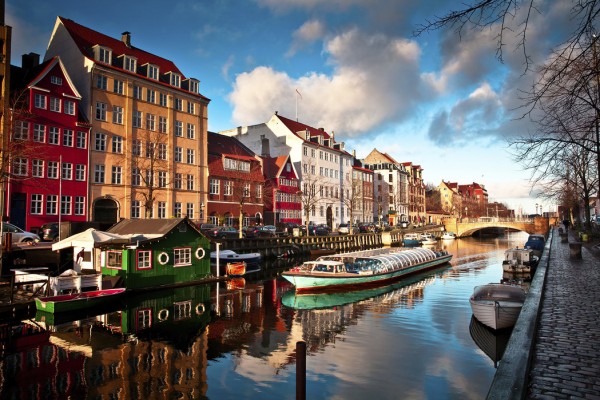 輸入壁紙 カスタム壁紙 PHOTOWALL / Riverboat in Copenhagen (e40933)