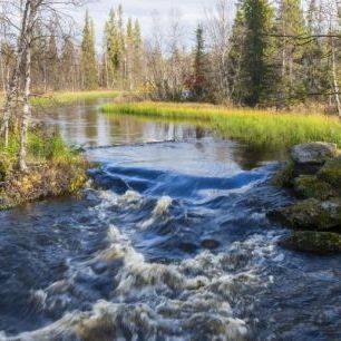 輸入壁紙 カスタム壁紙 PHOTOWALL / Lapland River (e30767)
