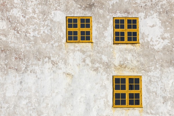 輸入壁紙 カスタム壁紙 PHOTOWALL / Old Wall with Windows (e41159)