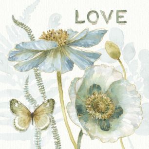 輸入壁紙 カスタム壁紙 PHOTOWALL / My Greenhouse Flowers - Love (e30390)
