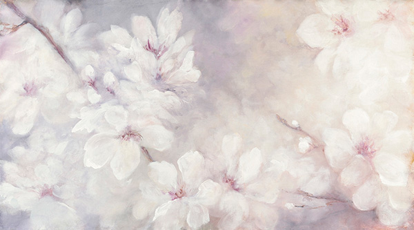 輸入壁紙 カスタム壁紙 PHOTOWALL / Cherry Blossoms Painting (e50054)