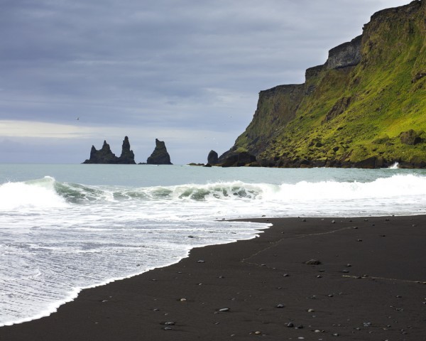 輸入壁紙 カスタム壁紙 PHOTOWALL / Black Sand of Iceland (e50295)