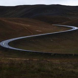 輸入壁紙 カスタム壁紙 PHOTOWALL / Curves of Iceland (e50297)