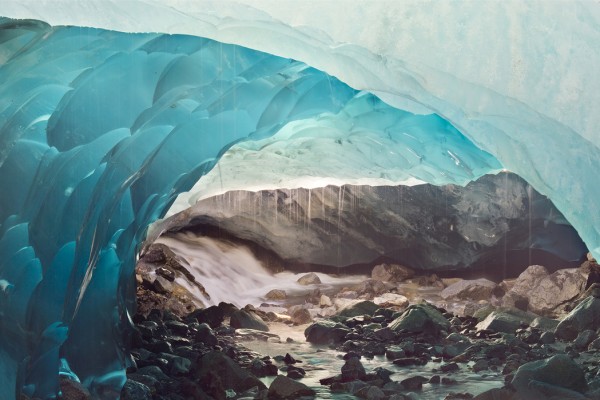 輸入壁紙 カスタム壁紙 PHOTOWALL / Ice Cave Melting in Mendenhall Glacier, Alaska (e31112)