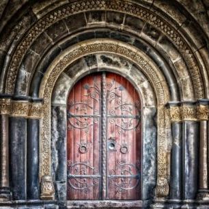 輸入壁紙 カスタム壁紙 PHOTOWALL / Old Monastery Door (e310149)