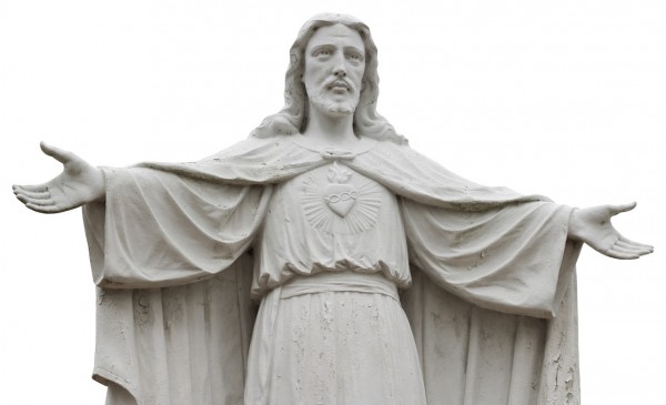 輸入壁紙 カスタム壁紙 PHOTOWALL / Jesus Statue (e310245)