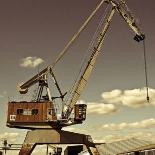 輸入壁紙 カスタム壁紙 PHOTOWALL / Harbour Cranes (e310266)