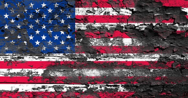 輸入壁紙 カスタム壁紙 PHOTOWALL / American Flag (e310280)