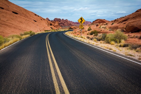 輸入壁紙 カスタム壁紙 PHOTOWALL / Desert Highway (e310310)