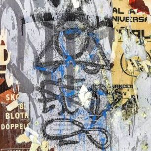 輸入壁紙 カスタム壁紙 PHOTOWALL / Torn Posters and Graffiti (e310458)